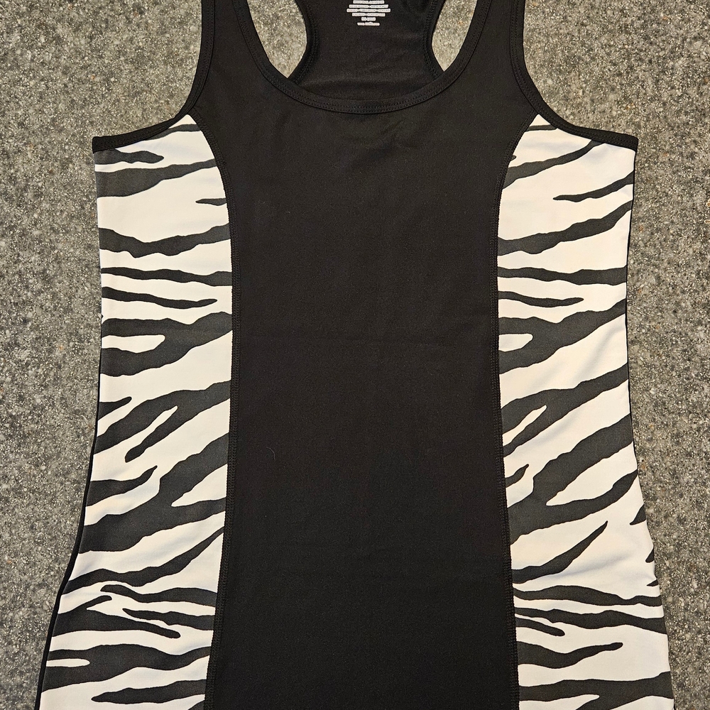 Soffe Black Polyester-Spandex Blend Top